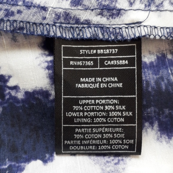 BB Dakota Anthropologie Tie Dye Silk Dress - Picture 8 of 8